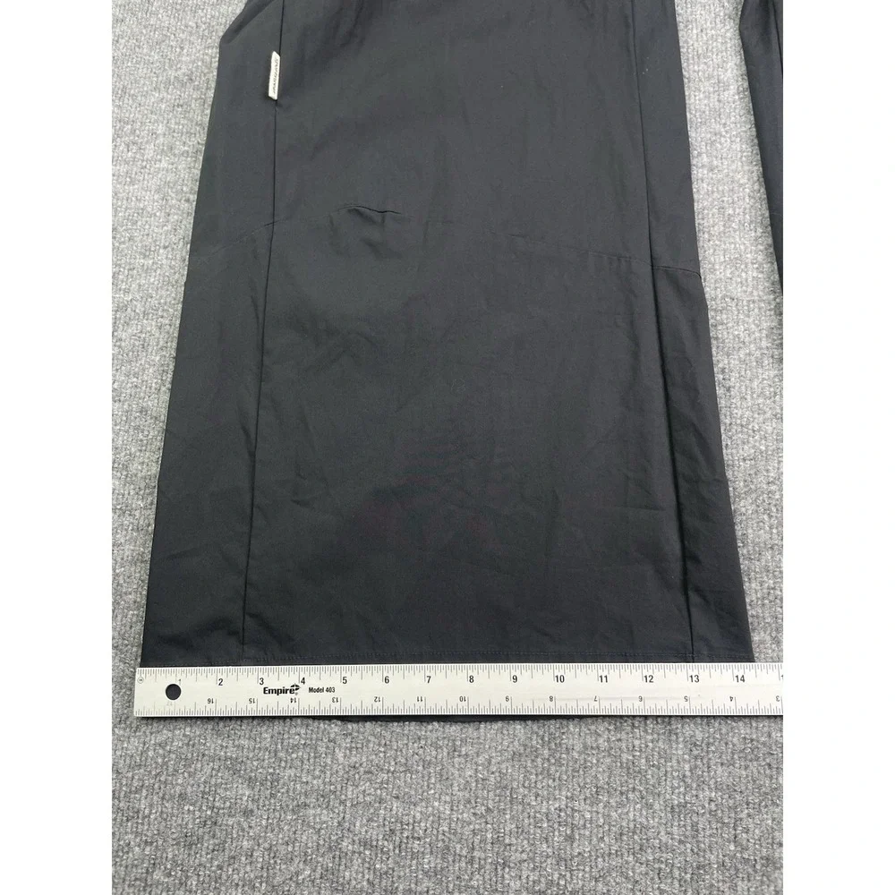 Nike Sportswear Essential Pants Womens XL Black Wide Leg‎ Woven DV8309-010